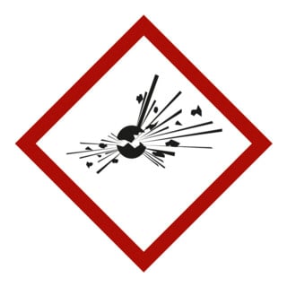 HOFFMANN Gevaarstofsymbool Exploderende bom, Type: 03052