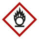 HOFFMANN Gevaarstofsymbool Vlam over cirkel, Type: 03037-1