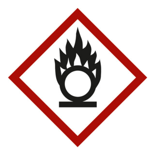 HOFFMANN Gevaarstofsymbool Vlam over cirkel, Type: 04105