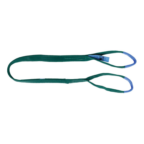 Hebeband verde 2000 kg, doppio strato, 2 m