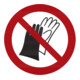 HOFFMANN Panneau d’interdiction Utilisation de gants interdite, type : 04200-1