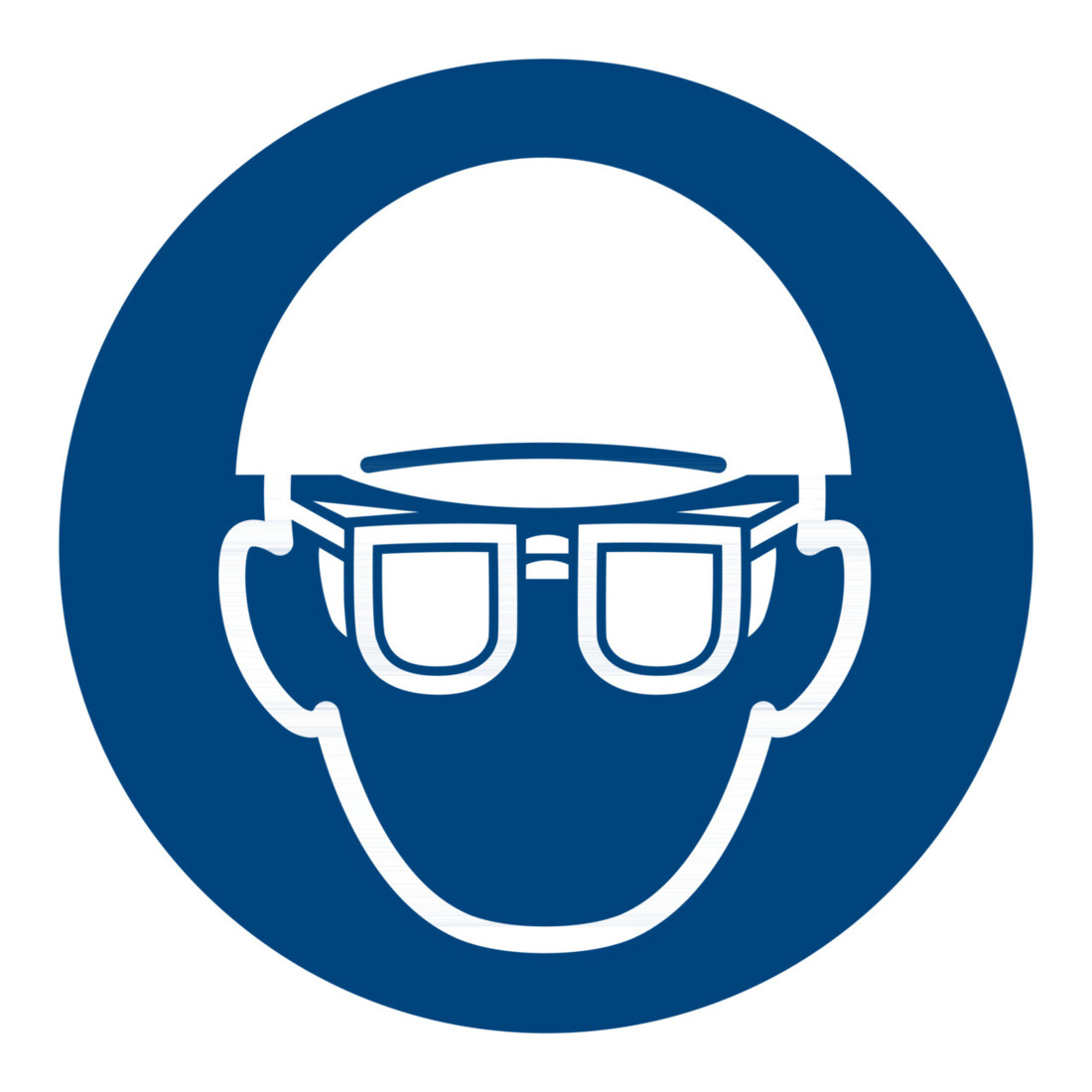 HOFFMANN Panneau d’obligation Utiliser protection des yeux et de la tête, type : 01200