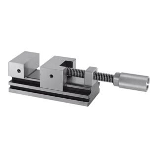 HOFFMANN Schleif- und Kontrollschraubstock mit Gewindespindel, Backenbreite A: 120mm