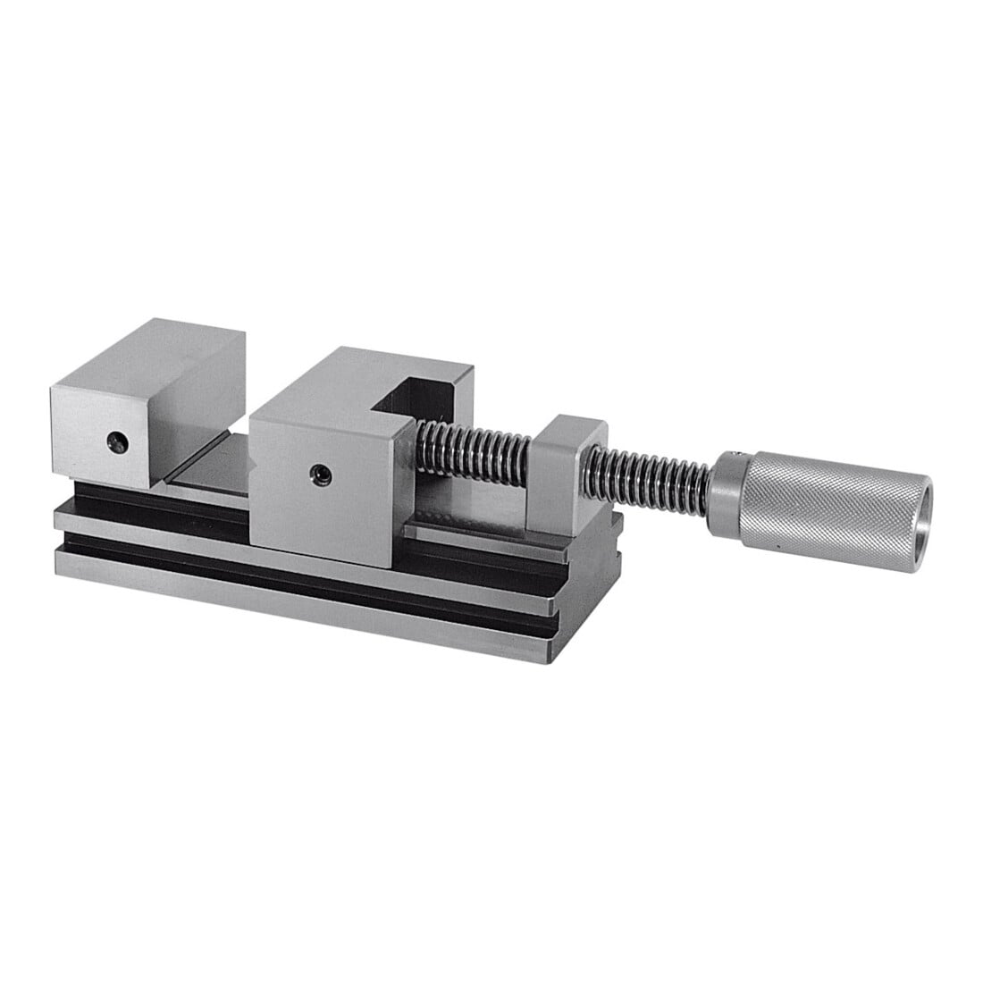 HOFFMANN Schleif- und Kontrollschraubstock mit Gewindespindel, Backenbreite A: 70 mm