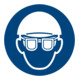 HOFFMANN Signaux d'obligation Protection oculaire et casque obligatoire, Type : 01200-1