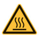 HOFFMANN Simbolo di avvertimento, Attenzione alle superfici calde, Modello: 01100-1