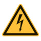 HOFFMANN Simbolo di avvertimento, Attenzione: pericolo di tensione elettrica, Modello: 01100-1