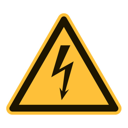 HOFFMANN Simbolo di avvertimento, Attenzione: pericolo di tensione elettrica, Modello: 01100