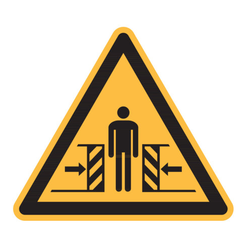 HOFFMANN Simbolo di avvertimento, Pericolo di schiacciamento, Modello: 02200
