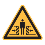 HOFFMANN Simbolo di avvertimento, Pericolo di schiacciamento, Modello: 02200