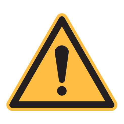 HOFFMANN Simbolo di avvertimento, Simbolo di avvertimento generale, Modello: 03015