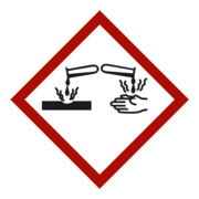 HOFFMANN Simbolo sostanze pericolose, Azione corrosiva, Modello: 03015
