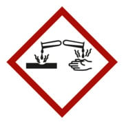 HOFFMANN Simbolo sostanze pericolose, Azione corrosiva, Modello: 03021