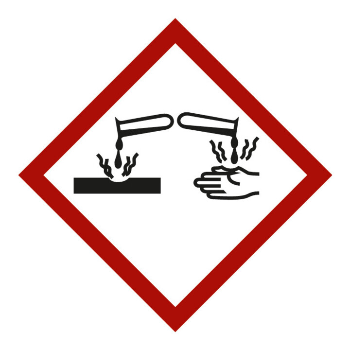 HOFFMANN Symbole pour les substances dangereuses Corrosif, Type: 04105