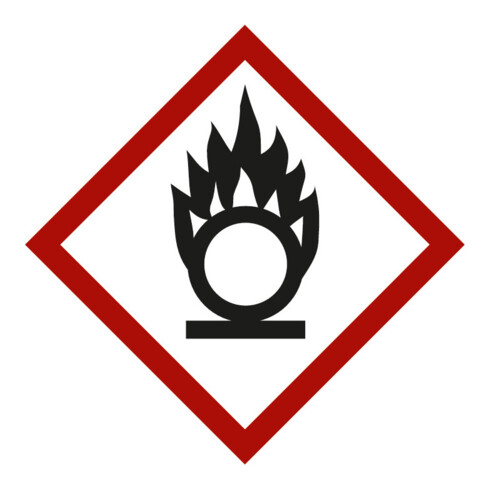 HOFFMANN Symbole pour les substances dangereuses Flamme au-dessus d'un cercle, Type: 03037