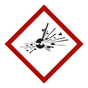 HOFFMANN Gevaarstofsymbool Exploderende bom, Type: 03052