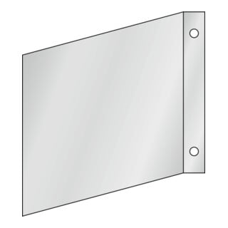 HOFFMANN Uithangbord Plafond- of wandmontage, Type: 01200
