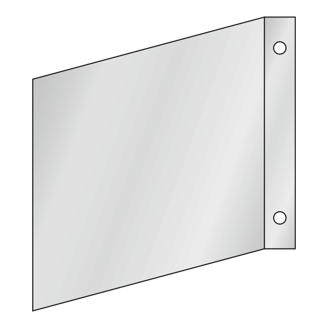HOFFMANN Uithangbord Plafond- of wandmontage, Type: 02150