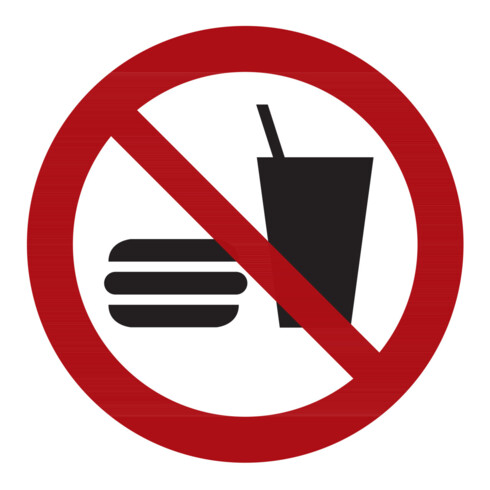HOFFMANN Verbodstekens Eten en drinken verboden, Type: 02200