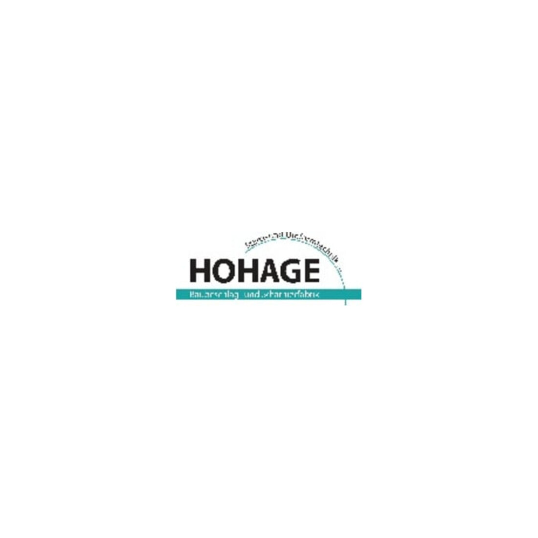 Hohage Stuhlwinkel L.30mm B.14mm S.2mm Fe blau chroma.