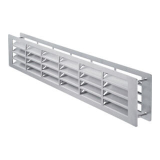 HOJU,Badez.Lüftungsgitter L 457mm, H 92mm weißaluminium
