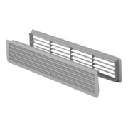 HOJU Grille d’aération pour salle de bain L 457 mm, H 92 mm blanc