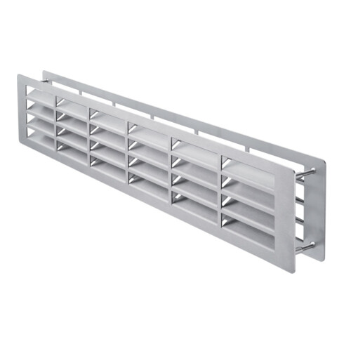 HOJU Grille de ventilation de salle de bain L 457 mm, H 92 mm aluminium blanc