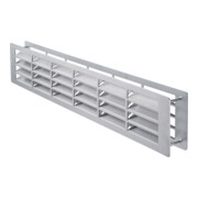 HOJU Grille de ventilation de salle de bain L 457 mm, H 92 mm aluminium blanc