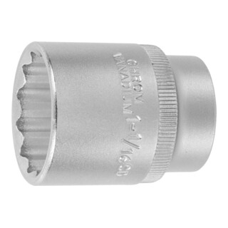 HOLEX 12-kant dop, 1/2 inch inch-uitvoering, Sleutelwijdte: 1.1/16inch
