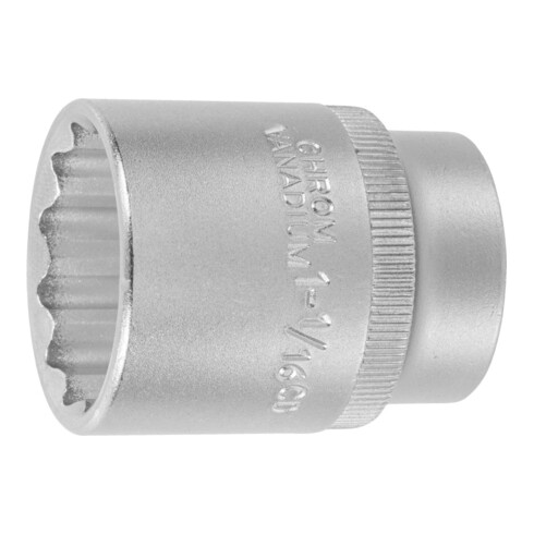 HOLEX 12-kant dop, 1/2 inch inch-uitvoering, Sleutelwijdte: 1.1/16inch