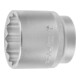 HOLEX 12-kant dop, 1/2 inch inch-uitvoering, Sleutelwijdte: 1.1/2inch-1