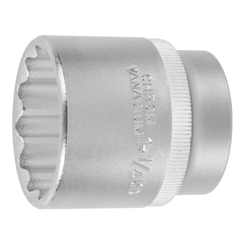 HOLEX 12-kant dop, 1/2 inch inch-uitvoering, Sleutelwijdte: 1.1/4inch