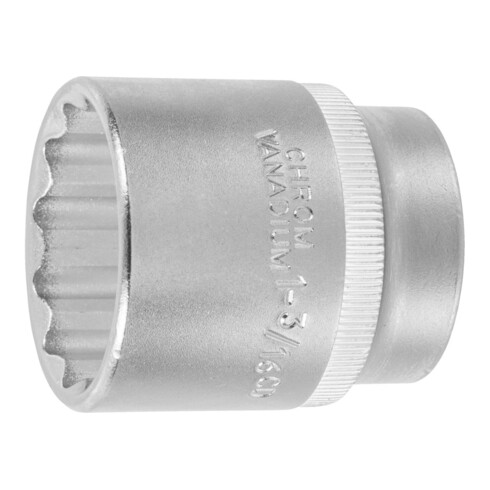 HOLEX 12-kant dop, 1/2 inch inch-uitvoering, Sleutelwijdte: 1.3/16inch
