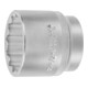 HOLEX 12-kant dop, 1/2 inch inch-uitvoering, Sleutelwijdte: 1.3/8inch-1