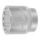 HOLEX 12-kant dop, 1/2 inch inch-uitvoering, Sleutelwijdte: 1.5/16inch-1