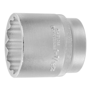 HOLEX 12-kant dop, 1/2 inch inch-uitvoering, Sleutelwijdte: 1.7/16inch
