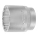 HOLEX 12-kant dop, 1/2 inch inch-uitvoering, Sleutelwijdte: 1.7/16inch-1