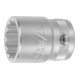 HOLEX 12-kant dop, 3/4 inch inch-uitvoering, Sleutelwijdte: 1.1/8inch-1