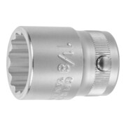 HOLEX 12-kant dop, 3/4 inch inch-uitvoering, Sleutelwijdte: 1.1/8inch