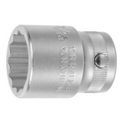 HOLEX 12-kant dop, 3/4 inch inch-uitvoering, Sleutelwijdte: 1.3/16inch