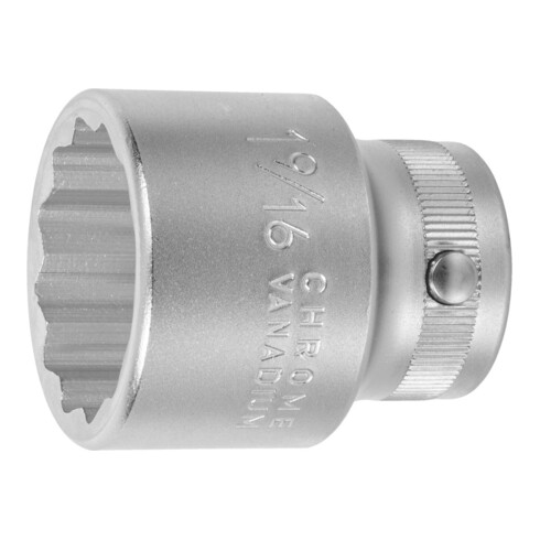 HOLEX 12-kant dop, 3/4 inch inch-uitvoering, Sleutelwijdte: 1.9/16inch