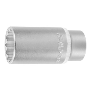 HOLEX 12-kant dop lang,1/2 inch inch-uitvoering, Sleutelwijdte: 1.1/8inch