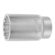 HOLEX 12-kant dop lang,1/2 inch inch-uitvoering, Sleutelwijdte: 1.3/8inch