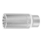 HOLEX 12-kant dop lang,1/2 inch inch-uitvoering, Sleutelwijdte: 1inch