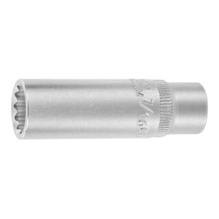 HOLEX 12-kant-Einsatz 1/4 Zoll, lang zöllige Ausführung, Schlüsselweite: 7/16Zoll