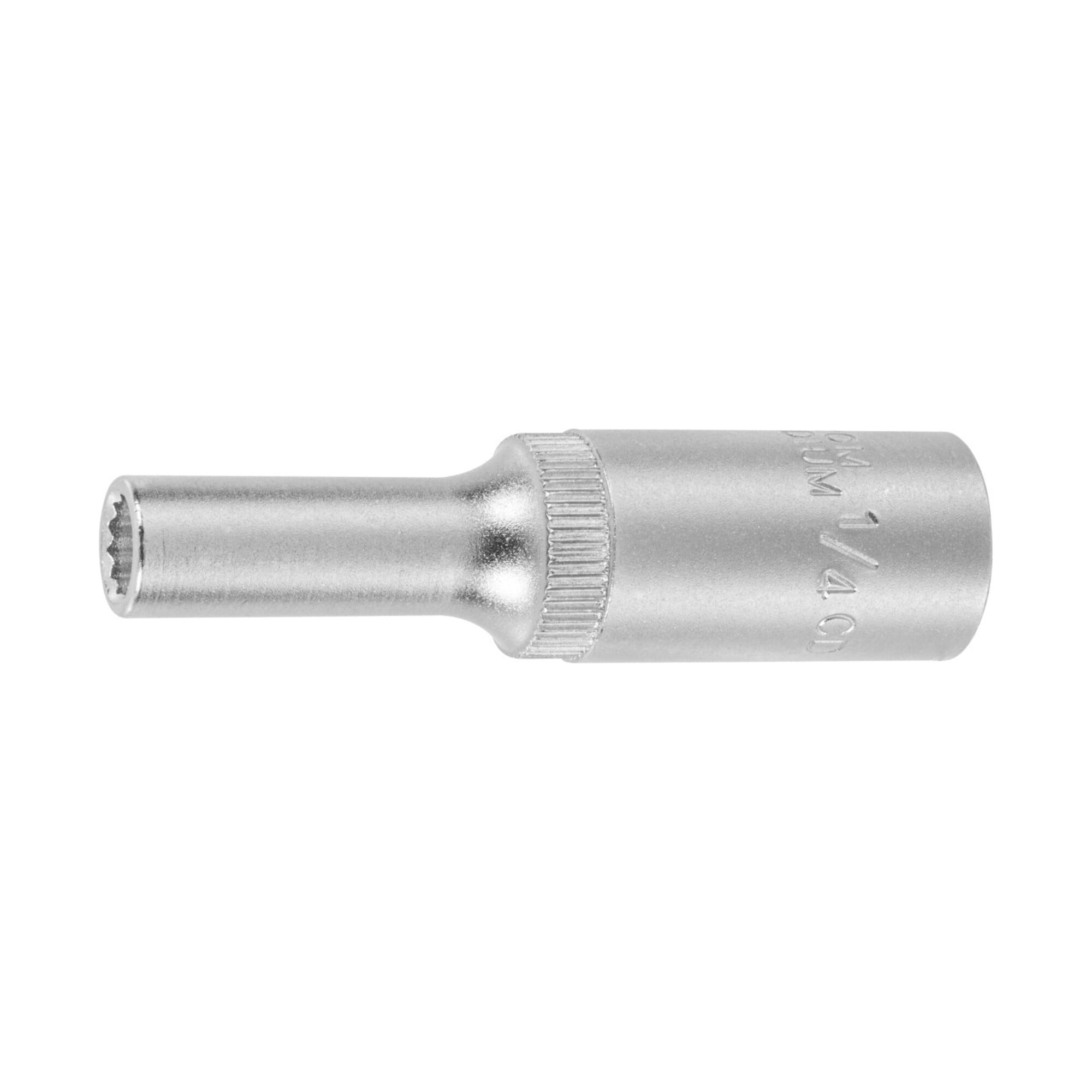 HOLEX 12-kant-Einsatz 3/8 Zoll, lang zöllige Ausführung, Schlüsselweite: 1/4Zoll