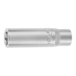 HOLEX 6-kant-Einsatz 1/4 Zoll, lang zöllige Ausführung, Schlüsselweite: 3/8Zoll