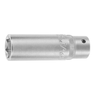 HOLEX 6-kant-Einsatz 1/4 Zoll, lang zöllige Ausführung, Schlüsselweite: 7/16Zoll