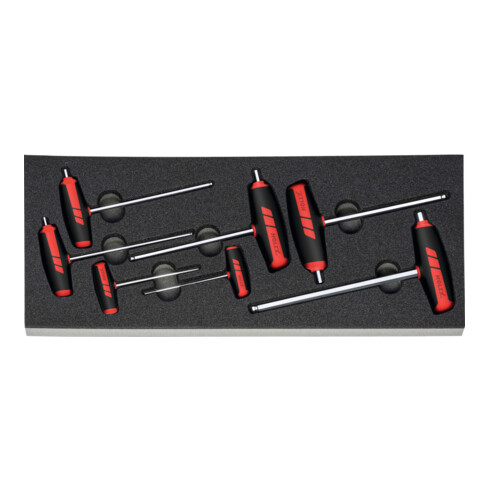 Holex 6-kant-Schraubendreher-Sortiment mit Quergriff, Anzahl der Werkzeuge: 7