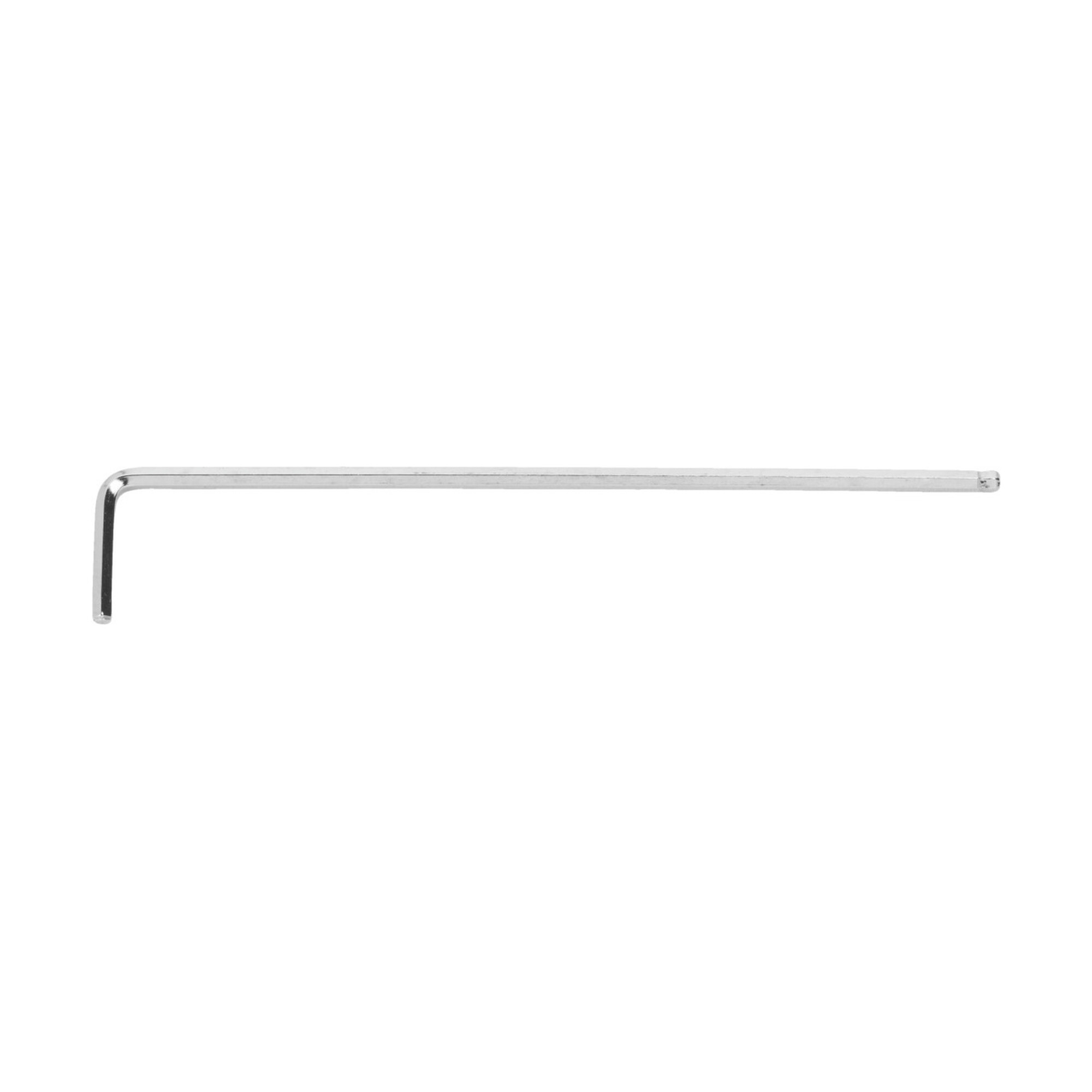 Holex 6-kant-Winkelschraubendreher, lang vernickelt, Sechskant: 2,5 mm